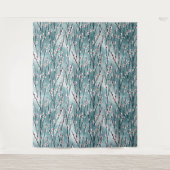 Frühlingsmuster Blossom Blumenmuster Wandteppich (Vorderseite)