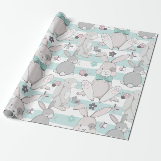 Frühlingsmuster Geschenkpapier (Ungerollt)