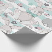 Frühlingsmuster Geschenkpapier (Ecke)