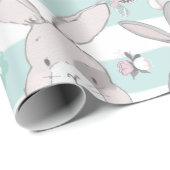 Frühlingsmuster Geschenkpapier (Rolleneckpunkt)