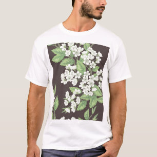 Frühlingsmuster, grüne Zweige nahtlos. T-Shirt