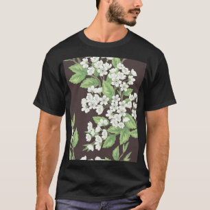 Frühlingsmuster, grüne Zweige nahtlos. T-Shirt