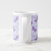 Frühlingsmuster Jumbo-Tasse (Rückseite)