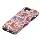 Frühlingsmuster mit bunten Blumen Case-Mate iPhone Hülle (unten)