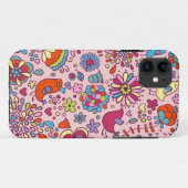 Frühlingsmuster mit bunten Blumen Case-Mate iPhone Hülle (Rückseite (Horizontal))