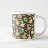 Frühlingsmuster mit Ostereiern, Vögel Jumbo-Tasse (Rechts)