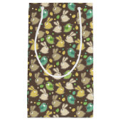 Frühlingsmuster mit Ostereiern, Vögel Kleine Geschenktüte (Vorderseite)