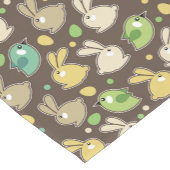 Frühlingsmuster mit Ostereiern, Vögel Kurzer Tischläufer (Ecke)