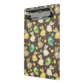 Frühlingsmuster mit Ostereiern, Vögel Mini Klemmbrett (Gewinkelt2)