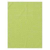 Frühlingsmuster mit weißen Tupfen Tischdecke (Vorderseite)