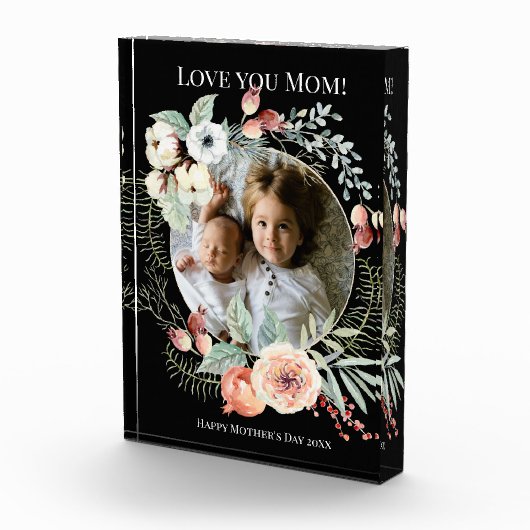 Frühlingsmütter Tag Foto Akrylic Block (Rechts)