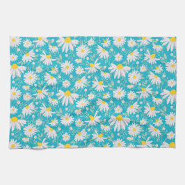 Frühlingsnachrichten - Bright Blue Geschirrtuch