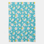 Frühlingsnachrichten - Bright Blue Geschirrtuch (Vertikal)