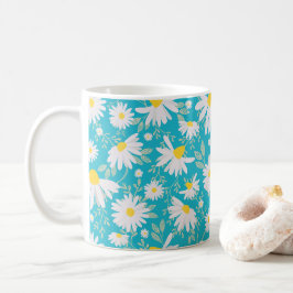 Frühlingsnachrichten - Bright Blue Kaffeetasse