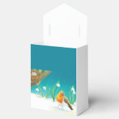 Frühlingsnahrung Red Robin Bird & Snowdrops Geschenkschachtel (Geöffnet)