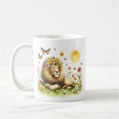 Frühlingsohle Löwe - Kid-Tasse Kaffeetasse (Links)