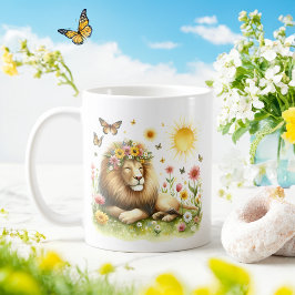 Frühlingsohle Löwe - Kid-Tasse Kaffeetasse