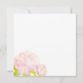 Frühlingsohle Peak-Brautparty Einladung (Rückseite)