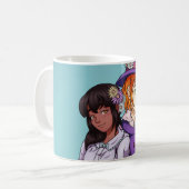 Frühlingsosterpaar Kaffeetasse (Vorderseite Links)