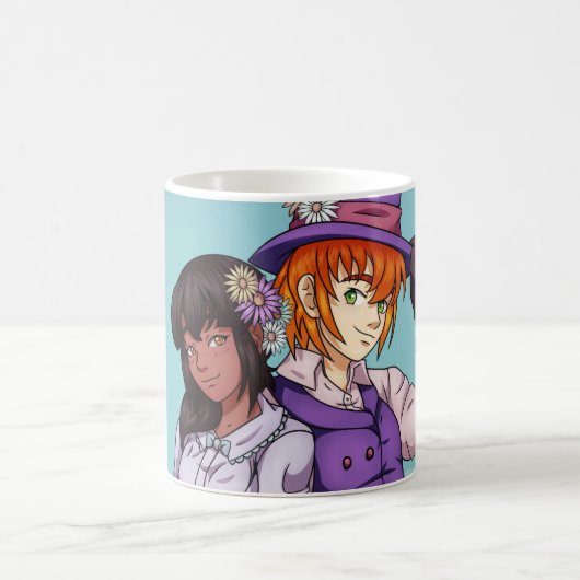 Frühlingsosterpaar Kaffeetasse (Mittel)