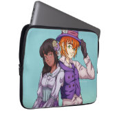 Frühlingsosterpaar Laptopschutzhülle (Vorne Rechts)