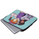 Frühlingsosterpaar Laptopschutzhülle (Vorne Knopf)