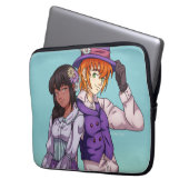 Frühlingsosterpaar Laptopschutzhülle (Vorderseite Links)