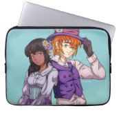 Frühlingsosterpaar Laptopschutzhülle (Vorderseite)