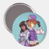 Frühlingsosterpaar Magnet (Vorderseite/Rückseite)