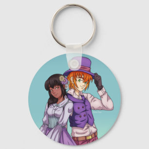 Frühlingsosterpaar Schlüsselanhänger