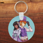 Frühlingsosterpaar Schlüsselanhänger (Vorderseite)