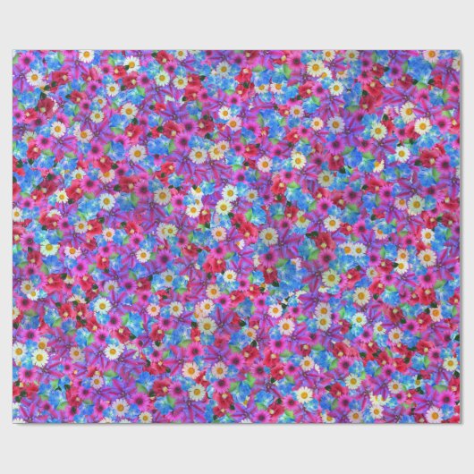 Frühlingspapier Geschenkpapier (Flach)