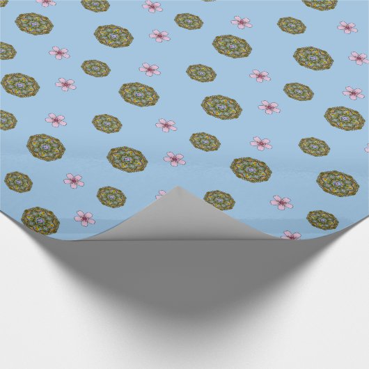 Frühlingspapier Geschenkpapier (Ecke)