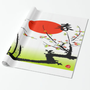 Frühlingspapier Geschenkpapier
