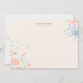 Frühlingspark Blumenblütenstropp Karte (Vorderseite)