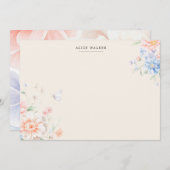 Frühlingspark Blumenblütenstropp Karte (Vorne/Hinten)