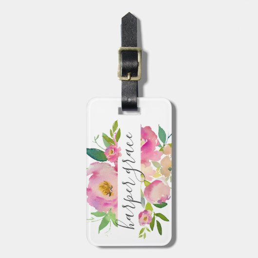 Frühlingspark Personalisiert Gepäckanhänger (Vorderseite vertikal)