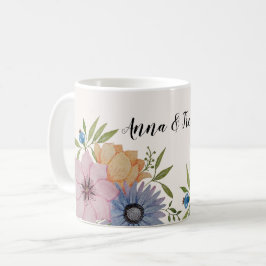 Frühlingspark Wasserfarbe Beige neutral Kaffeetasse