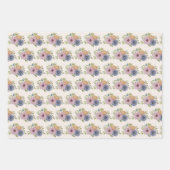 Frühlingspark Wasserfarbe Rosa Geschenkpapier Set (Vorderseite 3)