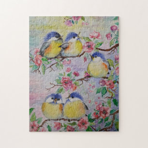 Frühlingsparrows Jigsaw Puzzle Painting
