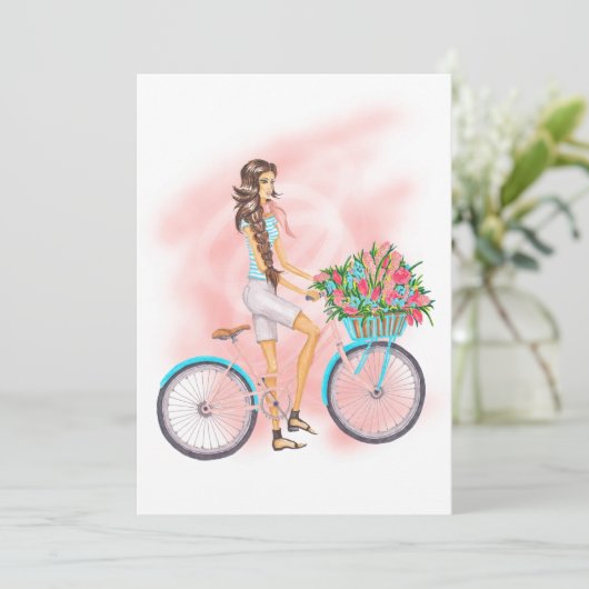 Frühlingsparty Einladung (Stehend Vorderseite)