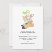 Frühlingsparty Einladung (Rückseite)