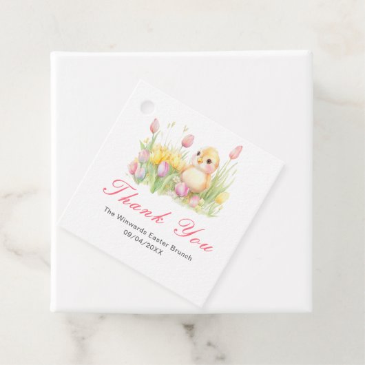 Frühlingsparty Ostern Brunch Geschenkanhänger (Beispiel)