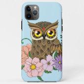 Frühlingspastel Blume Owl Case-Mate iPhone Hülle (Rückseite)