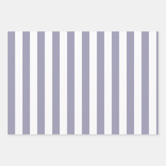 Frühlingspastel Streifen Gemustertes Set Geschenkpapier Set (Vorderseite 3)