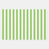 Frühlingspastel Streifen Gemustertes Set Geschenkpapier Set (Vorderseite)