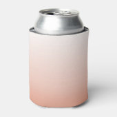Frühlingspastellfarbe Rosa Pfirsichfarben Omelett Dosenkühler (Kanne Vorderseite)