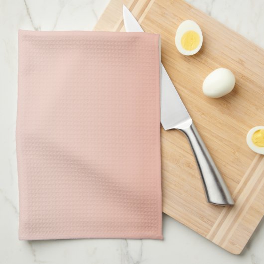Frühlingspastellfarbe Rosa Pfirsichfarben Omelett Geschirrtuch (Viertel Falte)