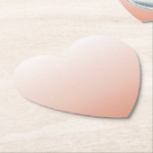 Frühlingspastellfarbe Rosa Pfirsichfarben Omelett Untersetzer (angewinkelt)