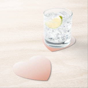 Frühlingspastellfarbe Rosa Pfirsichfarben Omelett  Untersetzer